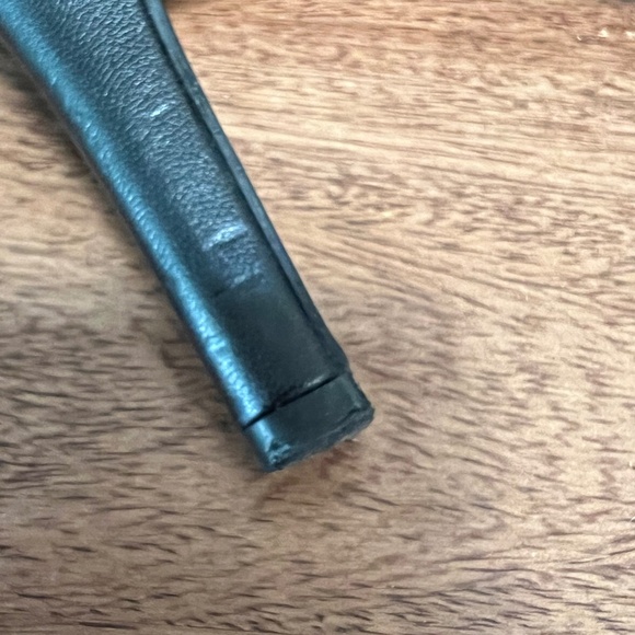 Naturalizer Barrie, Black Smooth High Heel (3") Sandal size 9.5 - Picture 7 of 8